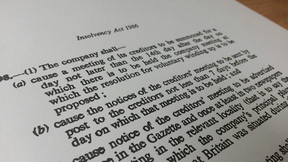 Insolvency Act 1986
